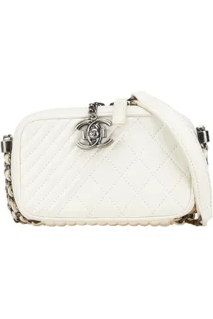 CHANEL Dame, Pre-owned, Hvit, ONE SIZE