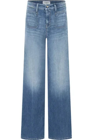 Cambio Dame, Jeans, Blå, L