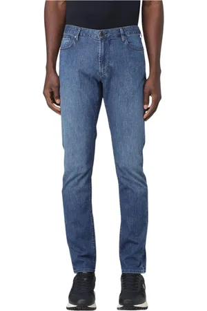 Emporio Armani Herre, Jeans, Blå, W30