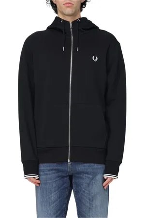 Fred Perry Herre, Gensere & Hettegensere, Svart, XL