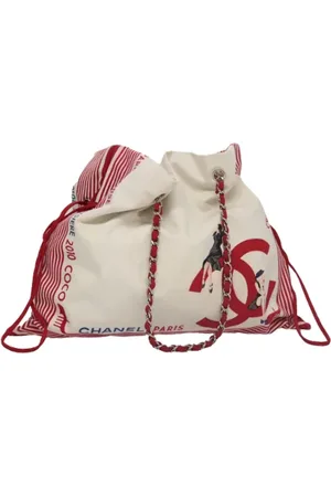 CHANEL Dame, Pre-owned, Hvit, ONE SIZE