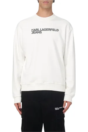 Karl Lagerfeld Herre, Gensere & Hettegensere, Hvit, S