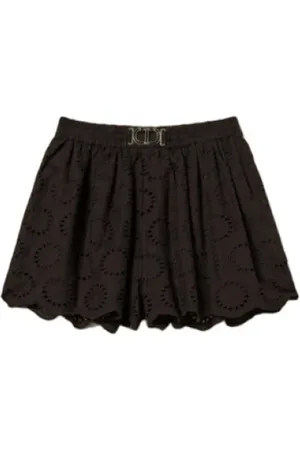 Twin-Set Dame, Skjørt, Brun, XS