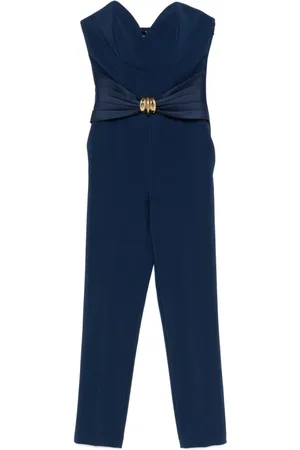Elisabetta Franchi Dame, Jumpsuits & Playsuits, Blå, M
