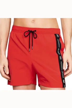 Tommy Hilfiger Herre, Svømmetøy, Rød, S