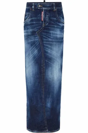 Dsquared2 Dame, Skjørt, Blå, 2XS