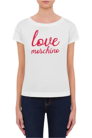 Moschino Dame, Topper, Hvit, S