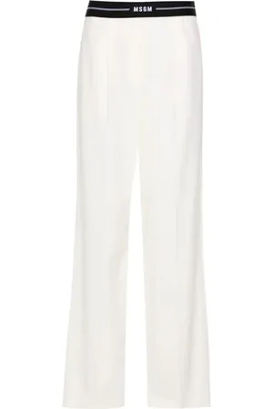 Msgm Dame, Bukser, Hvit, L
