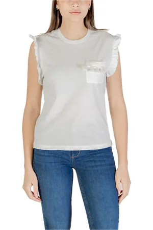ONLY Dame, Topper, Hvit, XS