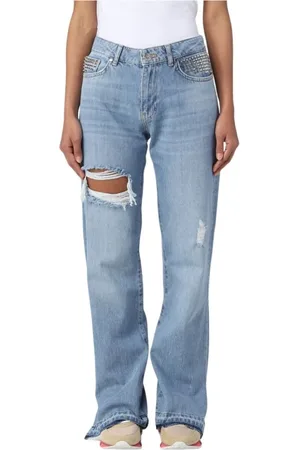 GAËLLE Dame, Jeans, Blå, W30