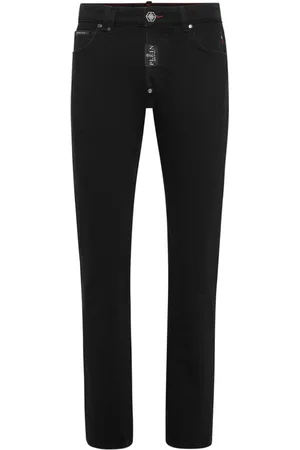 Philipp Plein Herre, Jeans, Svart, W38