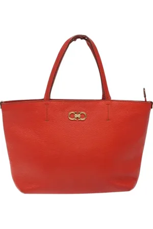 Salvatore Ferragamo Dame, Pre-owned, Rød, ONE SIZE