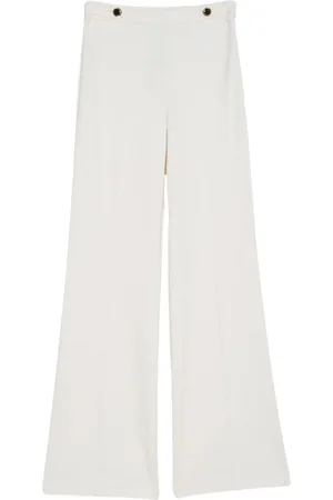 Twin-Set Dame, Bukser, Hvit, XS