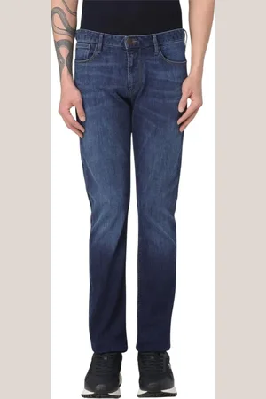 Emporio Armani Herre, Jeans, Blå, W30