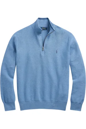 Ralph Lauren Herre, Strikkevarer, Blå, M