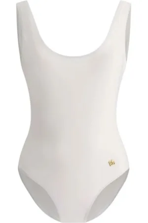 Dolce & Gabbana Dame, Svømmetøy, Hvit, S