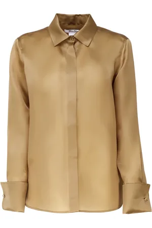 Max Mara Dame, Bluser & Skjorter, Brun, S