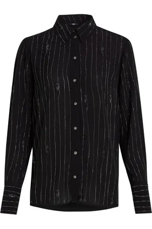 Karl Lagerfeld Dame, Bluser & Skjorter, Svart, S