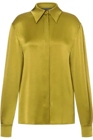 Alberta Ferretti Dame, Bluser & Skjorter, Grønn, S