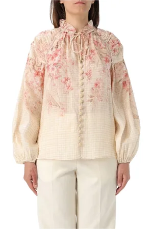 ZIMMERMANN Dame, Bluser & Skjorter, Flerfarget, XS