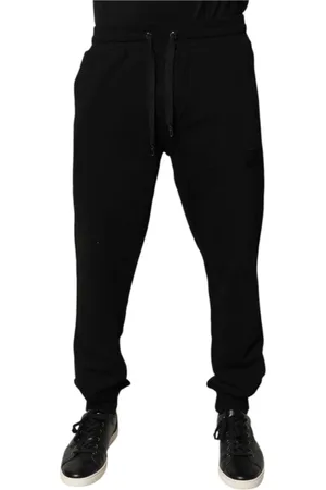 Dolce & Gabbana Herre, Bukser, Svart, XS