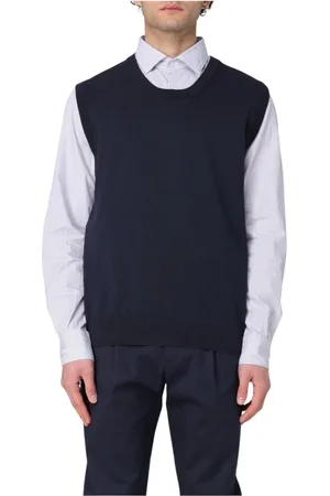 ALPHA STUDIO Herre, Strikkevarer, Blå, 3XL