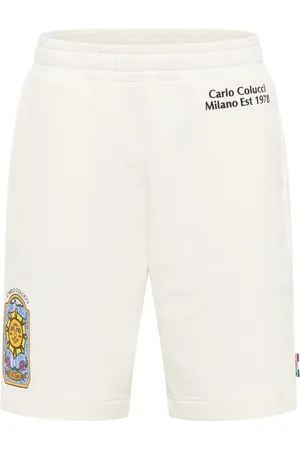 Carlo Colucci Herre, Shorts, Hvit, L