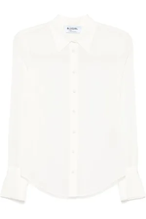 Blugirl Dame, Bluser & Skjorter, Hvit, S