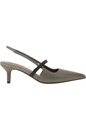 Brunello Cucinelli Dame, Sko, Grå, 36 EU