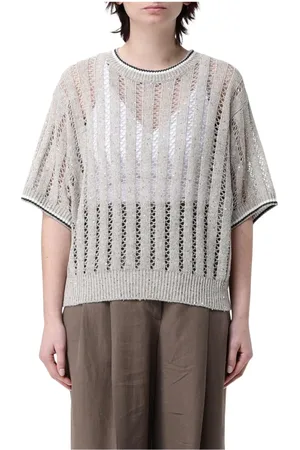 Brunello Cucinelli Dame, Strikkevarer, , XL