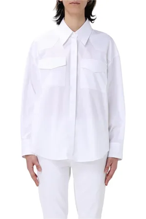 Dondup Dame, Bluser & Skjorter, Hvit, 2XS