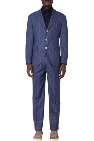 Brunello Cucinelli Herre, Dress, Blå, S