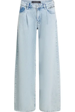 Karl Lagerfeld Dame, Jeans, Blå, W30