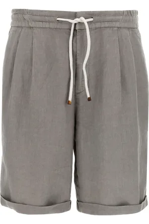 Brunello Cucinelli Herre, Shorts, Grå, L