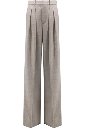 Saint Laurent Dame, Bukser, Grå, M