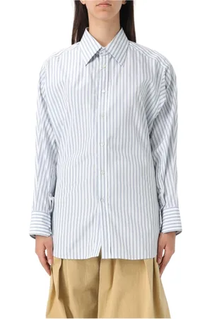 Maison Margiela Dame, Bluser & Skjorter, Hvit, XL