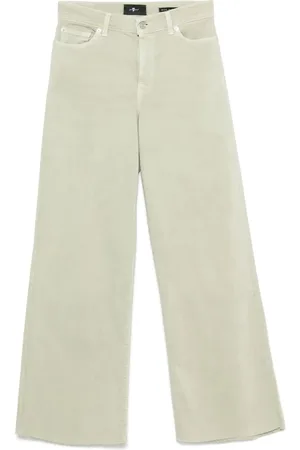 7 for all Mankind Dame, Jeans, Grønn, W25
