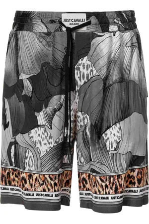 Roberto Cavalli Herre, Shorts, Grå, 3XL