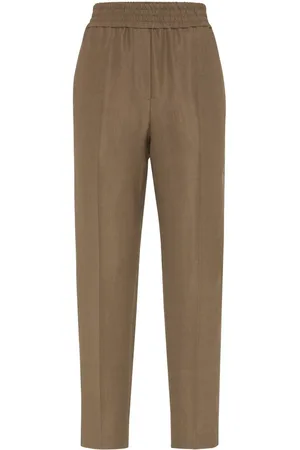 Brunello Cucinelli Dame, Bukser, Brun, S