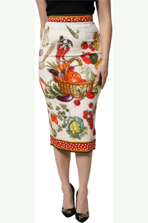 Dolce & Gabbana Dame, Skjørt, Flerfarget, XS