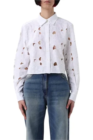 Msgm Dame, Bluser & Skjorter, Hvit, XS