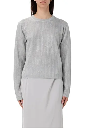 Armani Exchange Dame, Strikkevarer, Grå, S