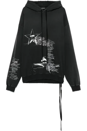 ANN DEMEULEMEESTER Herre, Gensere & Hettegensere, Svart, S