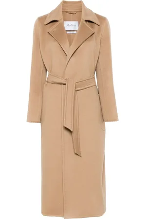 Max Mara Dame, Frakker, Brun, 2XS