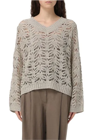 Brunello Cucinelli Dame, Strikkevarer, , L