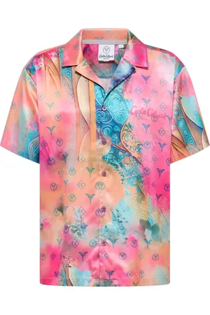 Carlo Colucci Herre, Skjorter, Rosa, 2XL