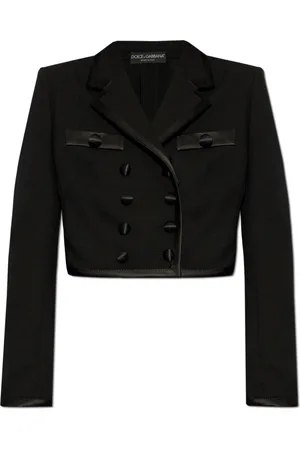 Dolce & Gabbana Dame, Jakker, Svart, 2XS