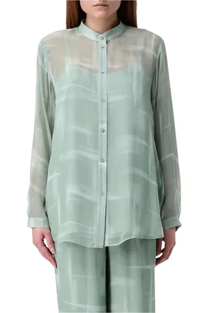 Armani Exchange Dame, Bluser & Skjorter, Grønn, L