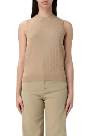 Armani Exchange Dame, Strikkevarer, Brun, S