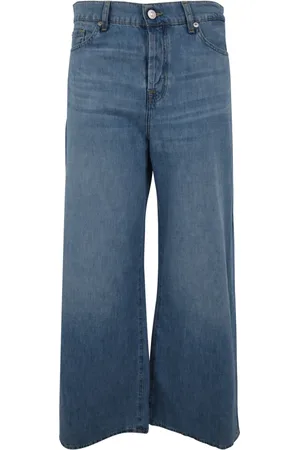 7 for all Mankind Dame, Jeans, Blå, W27
